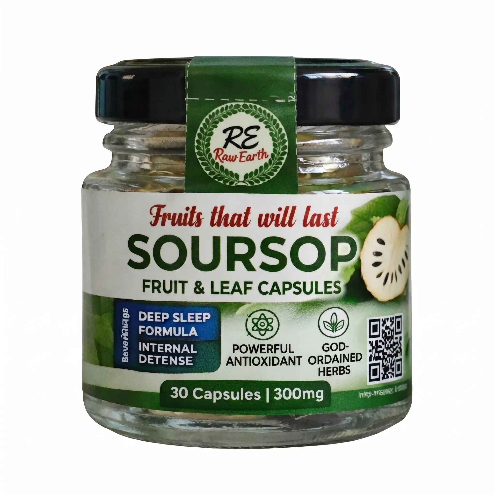 Soursop Fruit & Leaf Capsules (30)