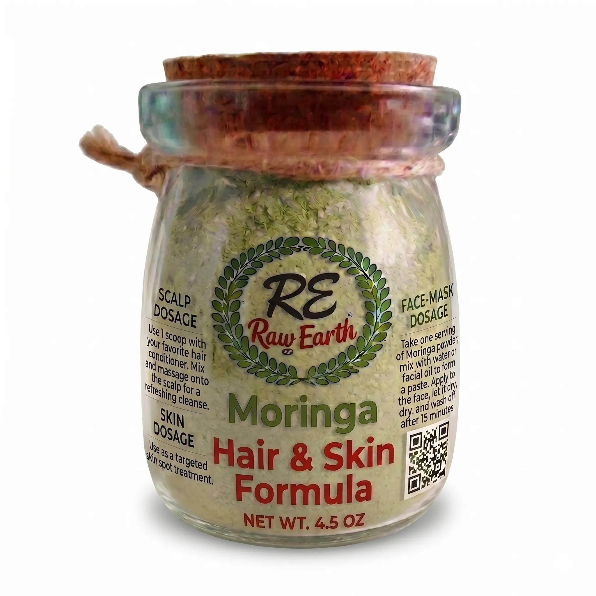 Moringa Hair & Skin Formula (4.5oz)